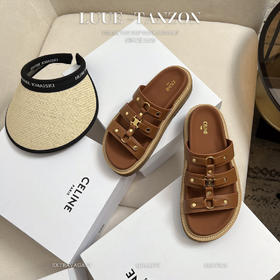 凯旋门 复古罗马鞋