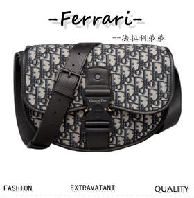 D家Gallop信使包，采用Oblique 印花提花面料精心制作！D家