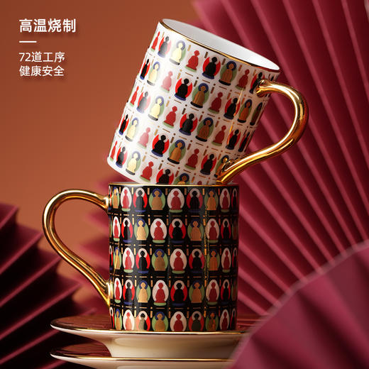 陶溪川 东方宇宙-千佛图浓缩咖啡杯碟 商品图1