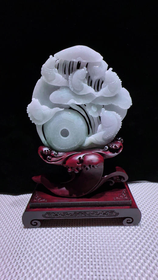 620305翡翠摆件【连年有余】 商品图3