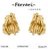 2022新品 巴黎世家 Balenciaga 新款耳钉专柜一致黄铜材质电镀18k金 ！ 商品缩略图0