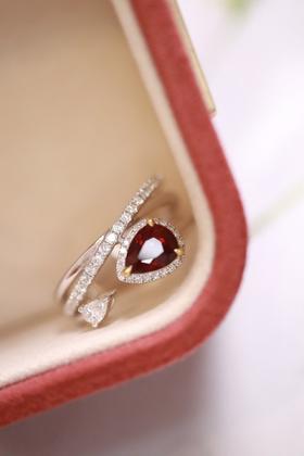 1.01ct 红宝石戒指