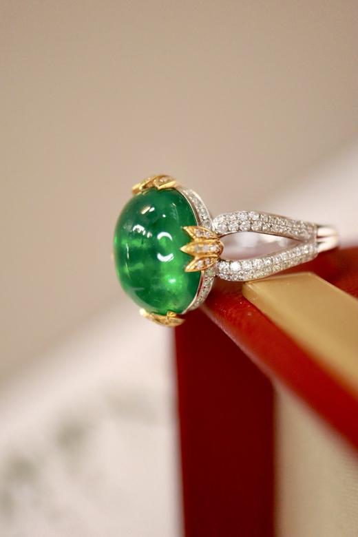 7.4ct 祖母绿戒指 商品图1