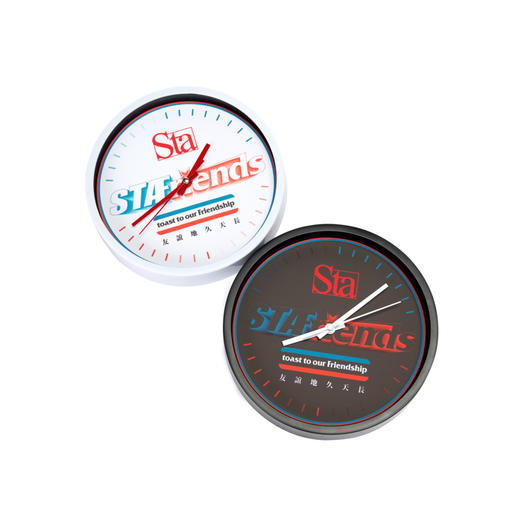 STA2024生活周边STAFRIENDS墙挂装饰石英钟表 商品图1