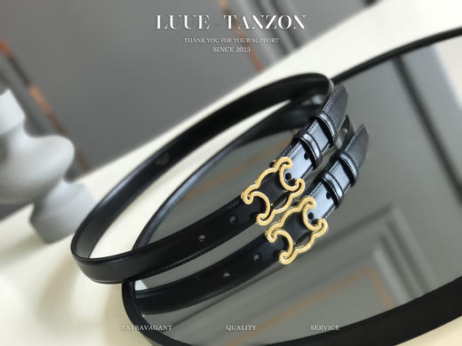 凯旋门镂空扣腰带 原厂面料 意大利进口小牛皮 商品图2