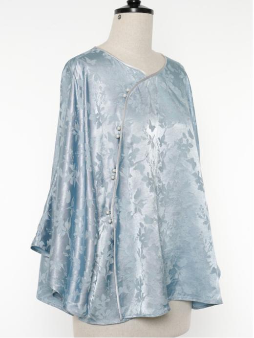 荷言GL 采蝶 人丝提花新中式上衣 商品图2