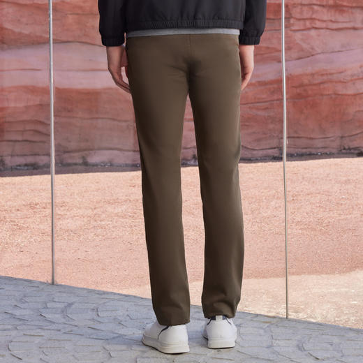 半身缘男裤 秋季精梳棉高贵大气奢华舒适休闲裤243101M10303380 商品图1