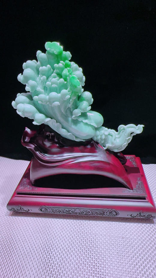 620289翡翠摆件【财源茂盛 财源滚滚】 商品图4