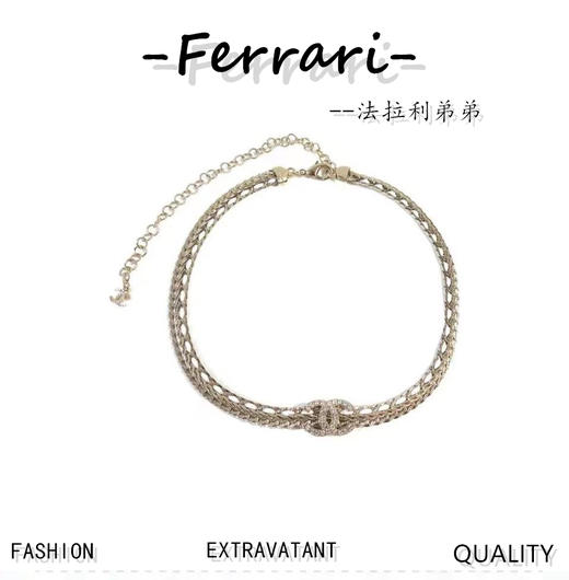 香奶奶   新款黑皮项链 商品图0