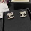 Cha*l 小香 蝴蝶结连C水钻耳钉(XJ) 商品缩略图1
