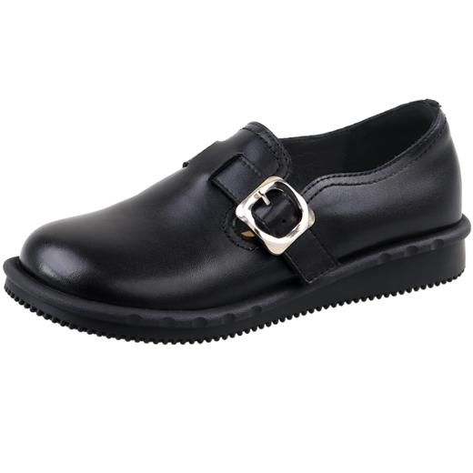 Safiya/索菲娅2024秋 英伦风真皮套脚百搭圆头休闲低跟平底小皮鞋 SF43112107 商品图7