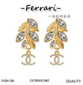 香奶奶  麦穗马眼钻耳勾（XJ）