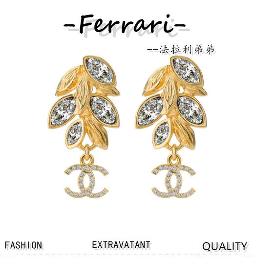 香奶奶  麦穗马眼钻耳勾（XJ） 商品图0