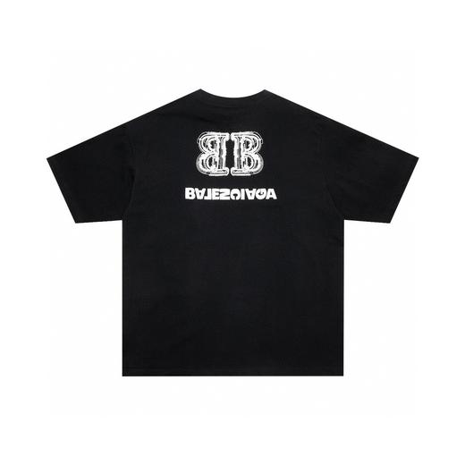 -BALENC*GA 巴黎新款BB反字母刺绣短袖T恤(Y*BG) 商品图1