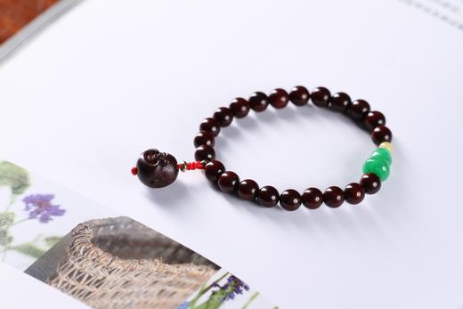 XYZT0332°平安欢喜|紫檀佛像手串（宝宝款） 商品图1