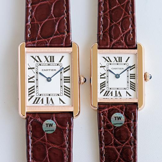 卡地亚坦克鳄鱼皮 商品图6