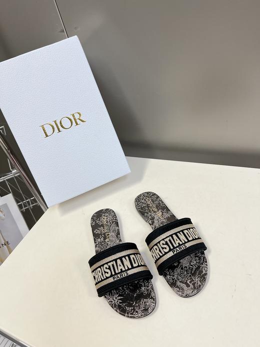 【全新到货】迪家 经典款棉质3D立体刺绣印花凉拖鞋(LH) 商品图8