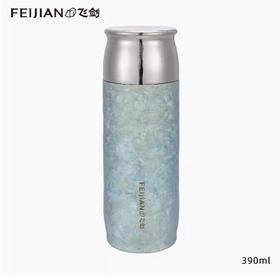 飞剑云动系列纯钛焖泡茶保温杯-冰川蓝BG-390ML