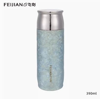 飞剑云动系列纯钛焖泡茶保温杯-冰川蓝BG-390ML 商品图0