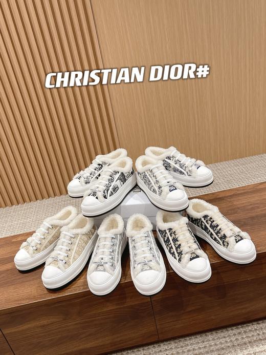 * 老花刺绣 羊毛厚底帆布鞋 休闲运动鞋（HD） 商品图0