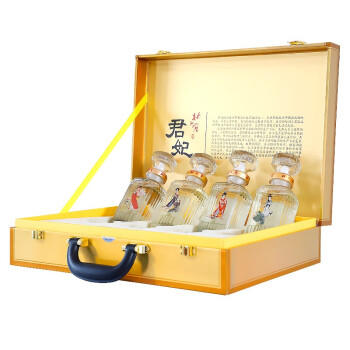 北大仓 君妃 酱香型白酒 50度 250mL*4瓶 礼盒装 沈腾推荐 纯粮大曲酱酒 商品图1