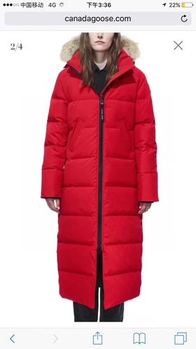 加拿大鹅22款 超长女款GS4338
