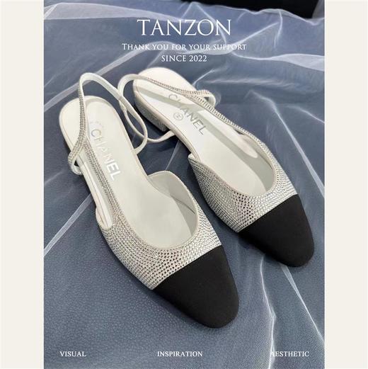 香奶奶 23S春夏水钻Slingback水钻凉鞋！ 商品图0