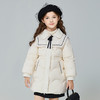 笛莎女童羽绒服2024冬季新款宝宝简约气质香风羽绒服 商品缩略图0