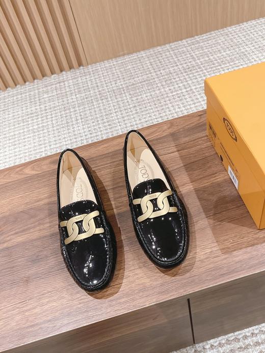 T*D  漆牛皮 舒适豆豆鞋舒适度 是保证你穿了不想脱 商品图2