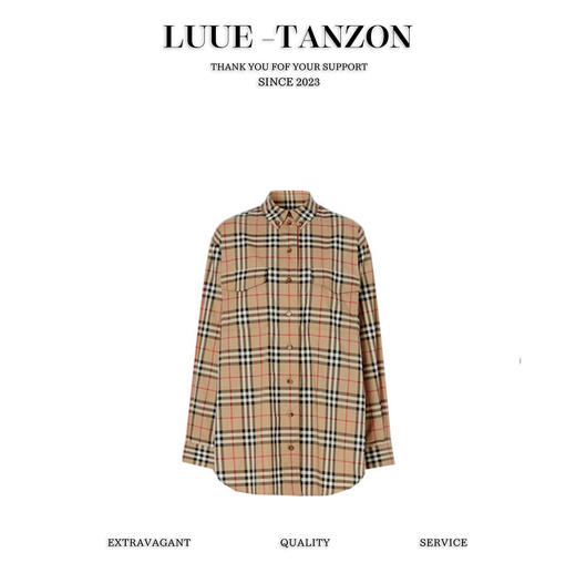 巴家 2022 新款经典格子衬衫男女同款，专柜同步发售！Y*BG 商品图0