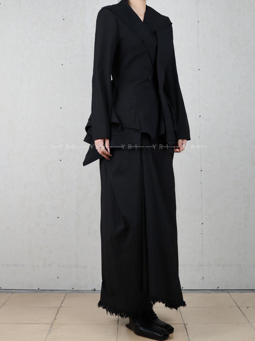 YEHUAFAN｜立体剪裁修身收腰衬衫外套 商品图3