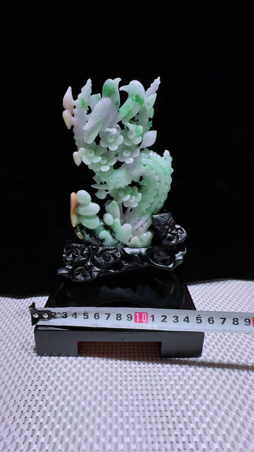 620304翡翠摆件【喜上眉梢】 商品图1