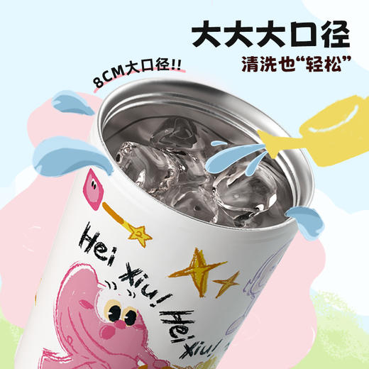 [屁侠推荐]bablov花伴森保温杯 不锈钢便携随行咖啡杯 可爱保冷保热 商品图3