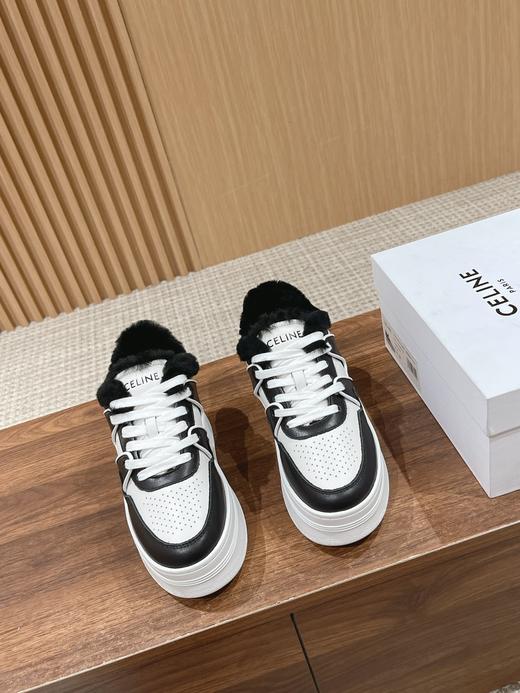 凯旋门#  厚底羊毛休闲鞋 增高运动鞋（HD） 商品图1