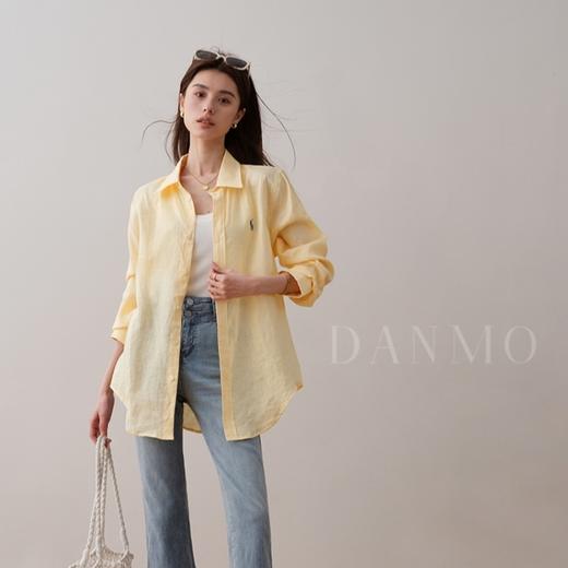 小马刺绣棉麻长袖衬衫，棉麻混纺更透气、呼吸感十足【G】 商品图5