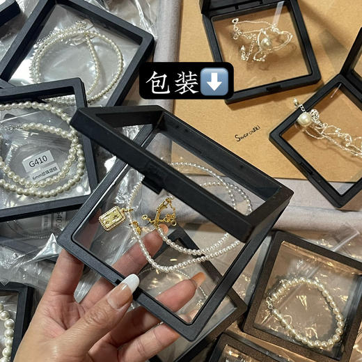 直发 施华洛珍珠系列  进口奥地利施家珍珠+925银 商品图1