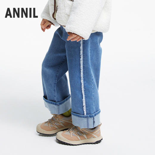 女童甜酷泡芙牛仔单裤安奈儿童装实体店同款XG436681 商品图1