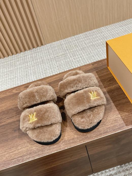 驴家 秋冬羊毛拖鞋 新品 皮毛一体羔羊毛（HD） 商品图2
