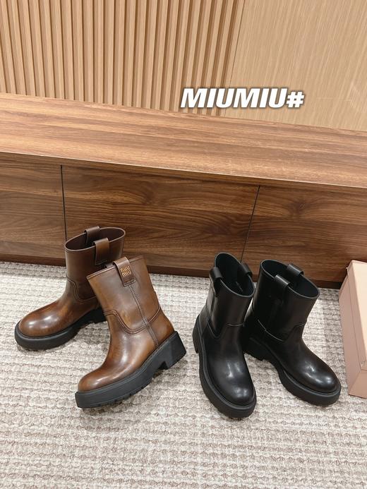 *# 缪家 厚底圆头靴短靴（HD） 商品图1