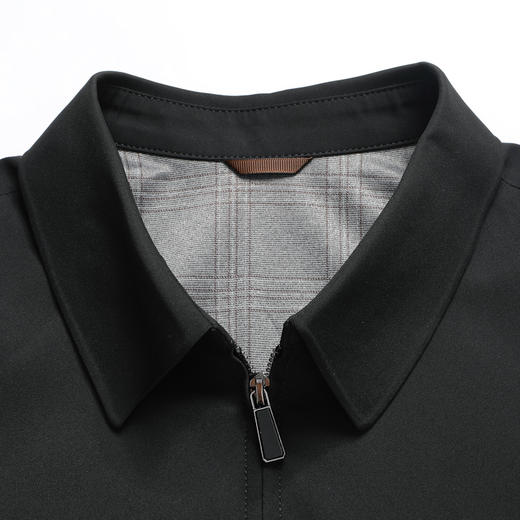 【新款DLS】大依优型大码翻领夹克外套加肥加大肥佬休闲上衣男士胖子 商品图10