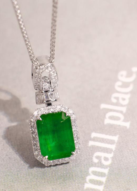 2ct 祖母绿吊坠 商品图1