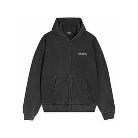 BALENCI*GA 巴黎**家  经典款做旧开衫卫衣（Y*BG）