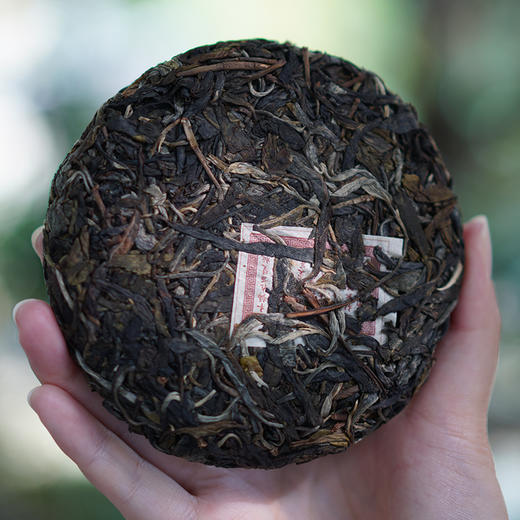 【聂老师的茶】2024年老曼峨一类茶王树100克生饼 商品图2