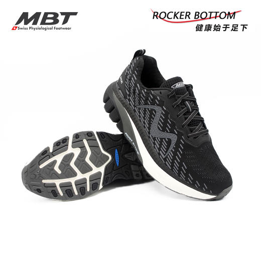 MBT足健康鞋男厚底足弓支撑健康跑步鞋 缓解足跟压力反光缓震1500 商品图3