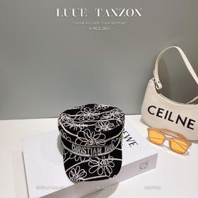 迪家 军帽贝雷帽，重工绣花