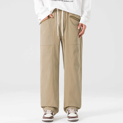 【新款DSL】大依优型大码男装直筒休闲运动裤加肥加大男裤潮流韩版卫裤 商品图8