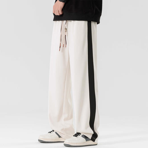 【新款DSL】大依优型大码男装直筒休闲运动裤加肥加大男裤潮流韩版卫裤 商品图1