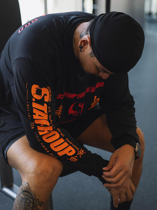 STA2024秋季黄血系列速干圆领长袖T恤 商品图9