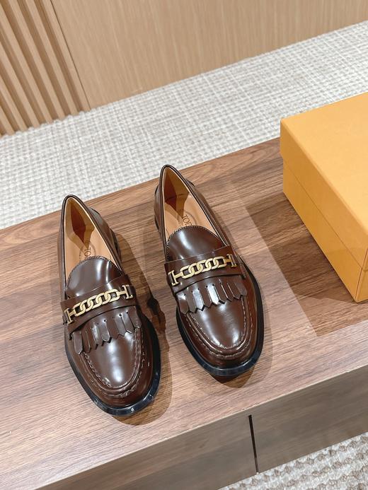 T*D 经典元素流苏细麻花扣乐福鞋 商品图2