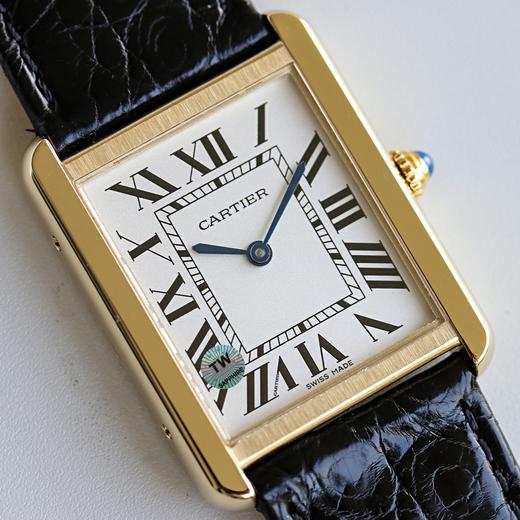 卡地亚坦克鳄鱼皮 商品图4